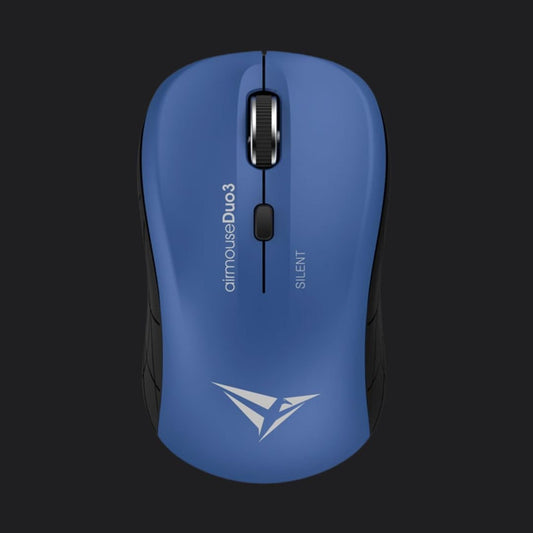 Alcatroz Airmouse Duo 3 Silent Wireless and Bluetooth Mouse - Black/Blue - RetroguySA