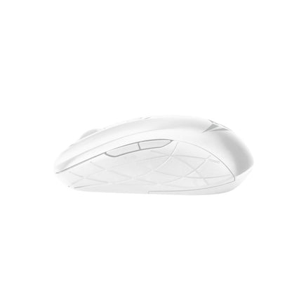 Alcatroz Airmouse Duo 7X Bluetooth and Wireless Mouse - White - RetroguySA