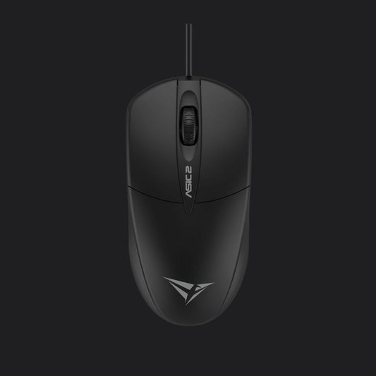 Alcatroz Asic 2 High Resolution Optical Wired Mouse - Black - RetroguySA