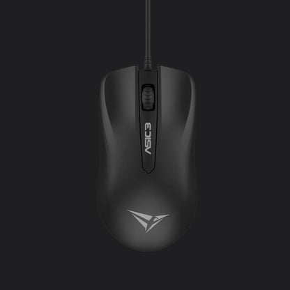 Alcatroz Asic 3 (2021 Edition) Optical Wired Mouse - Black - RetroguySA