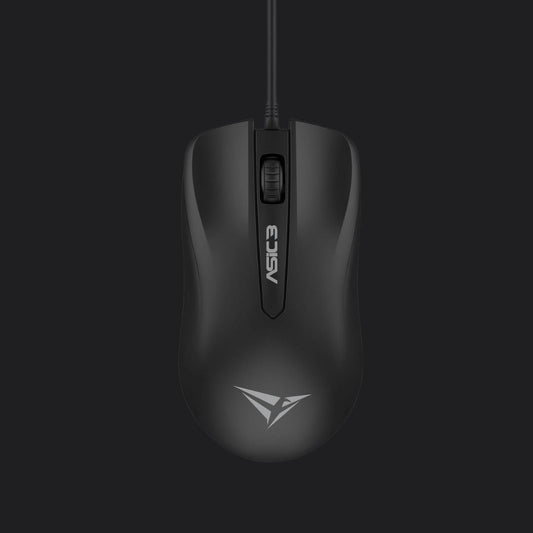 Alcatroz Asic 3 (2021 Edition) Optical Wired Mouse - Black - RetroguySA