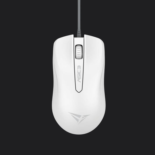 Alcatroz Asic 3 (2021 Edition) Optical Wired Mouse - White - RetroguySA