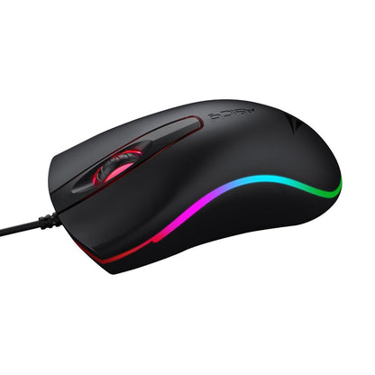 Alcatroz Asic 9 RGB FX Wired USB Mouse - Black - RetroguySA