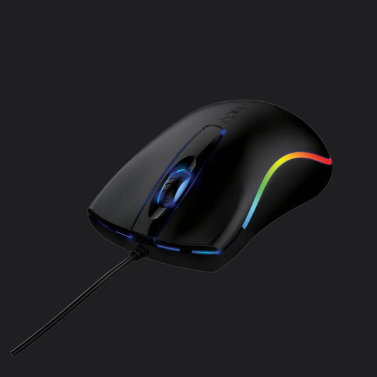Alcatroz Asic 9 RGB FX Wired USB Mouse - Black - RetroguySA