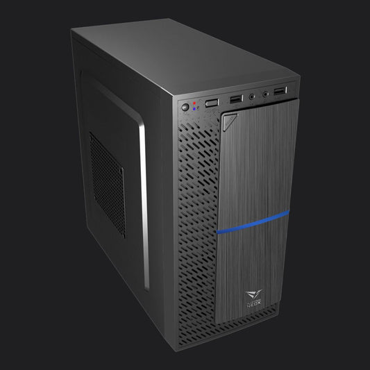 Alcatroz Azzura NeoX Micro - ATX Case with Magnum Pro 225 PSU - Blue - RetroguySA