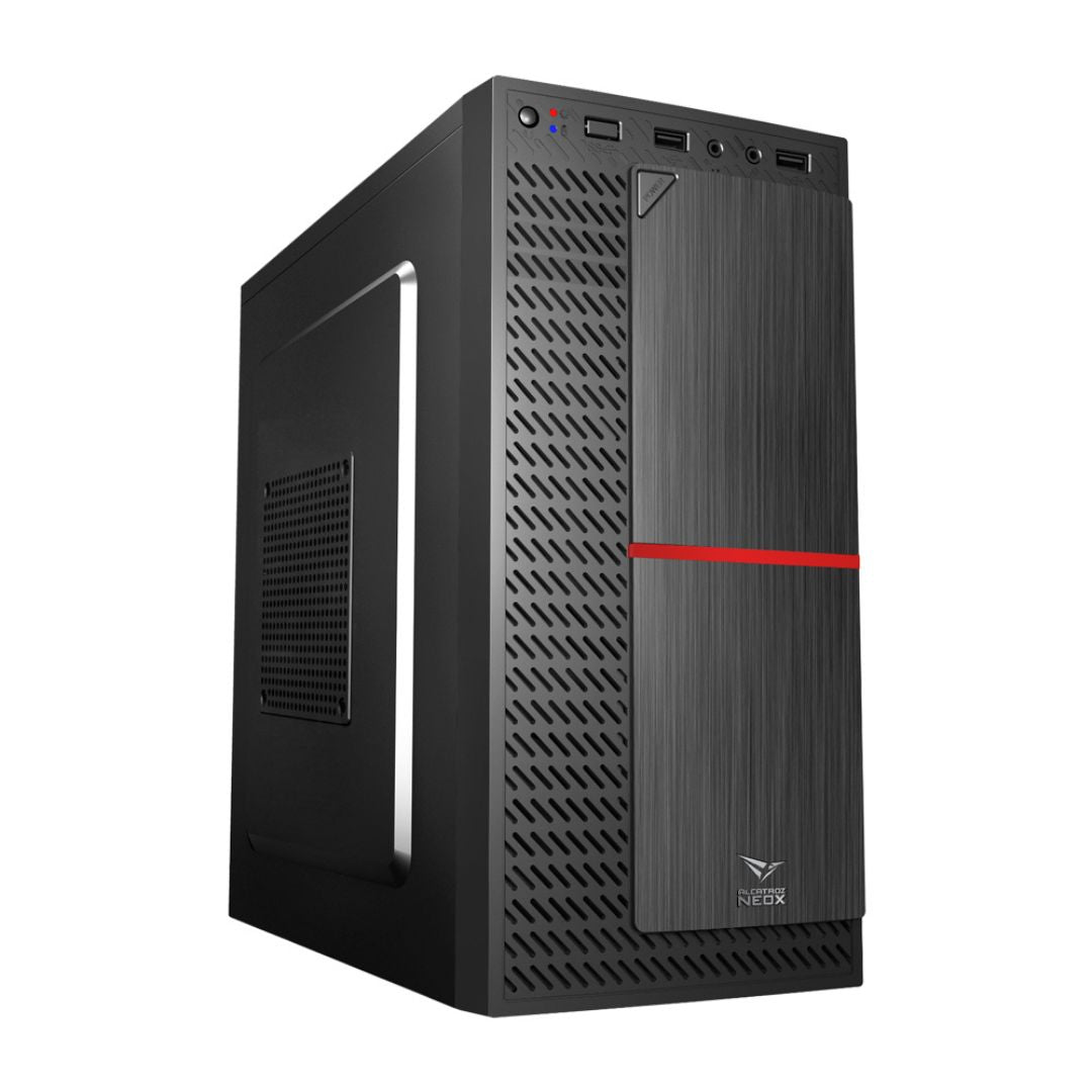 Alcatroz Azzura NeoX Micro - ATX Case with Magnum Pro 225 PSU - Red - RetroguySA