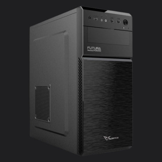 Alcatroz Futura Black N3000 ATX Case with Magnum Pro 225 PSU - Black - RetroguySA
