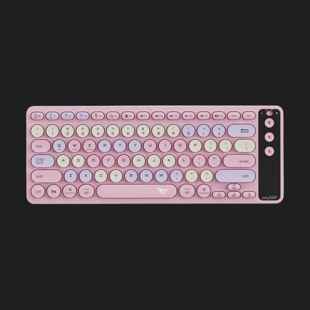 Alcatroz Jellybean Air Dock 2 Bluetooth and Wireless Keyboard - Spring Pink - RetroguySA