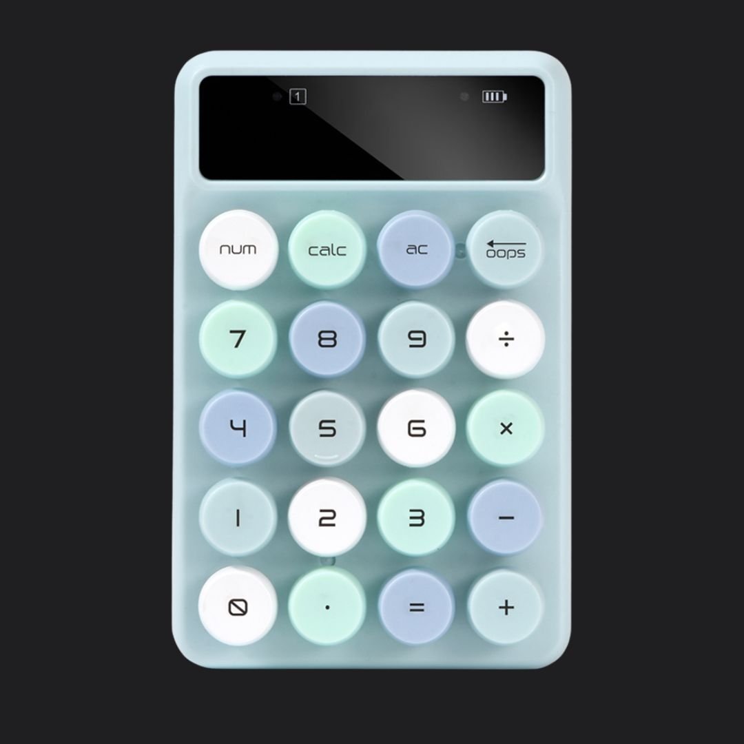 Alcatroz JellyBean Num A3 Bluetooth and Wireless Numpad - Aqua - RetroguySA