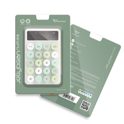 Alcatroz JellyBean Num A3 Bluetooth and Wireless Numpad - Crayon Green - RetroguySA