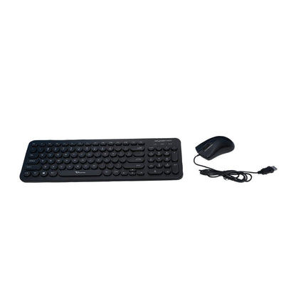 Alcatroz Jellybean U2000 Keyboard and Mouse - Black - RetroguySA