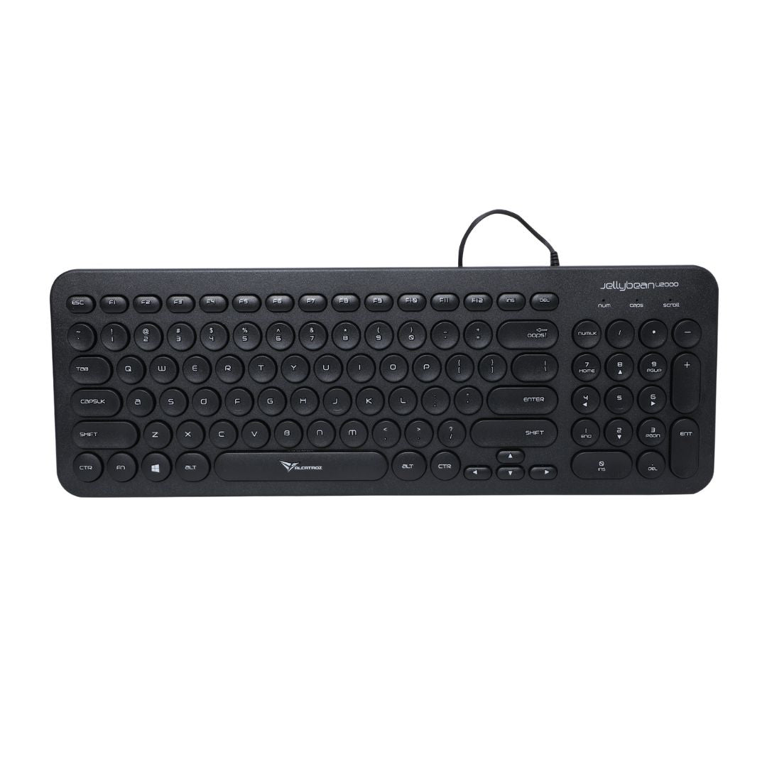 Alcatroz Jellybean U2000 Keyboard and Mouse - Black - RetroguySA