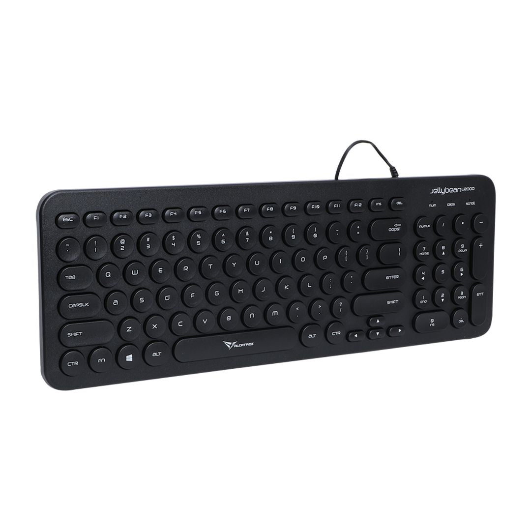 Alcatroz Jellybean U2000 Keyboard and Mouse - Black - RetroguySA