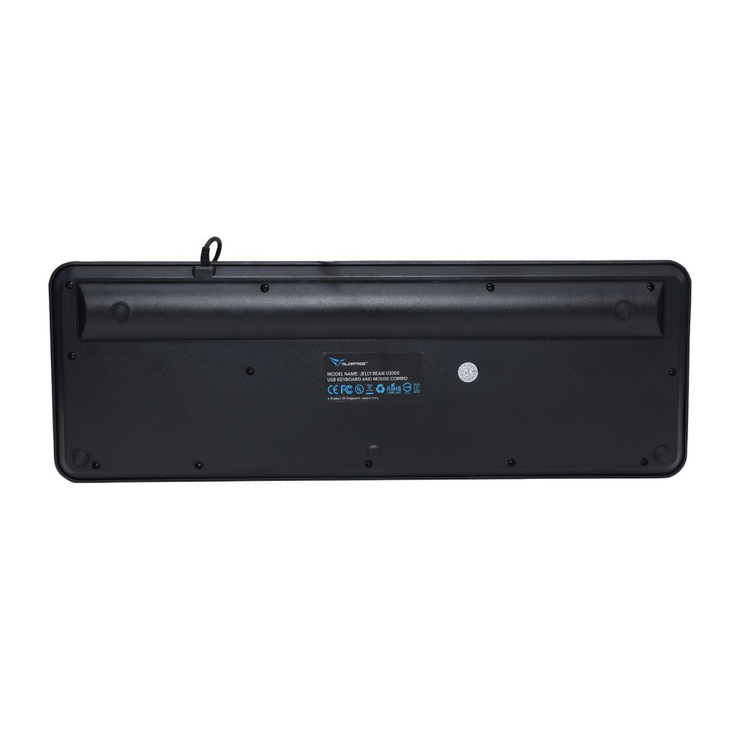 Alcatroz Jellybean U2000 Keyboard and Mouse - Black - RetroguySA