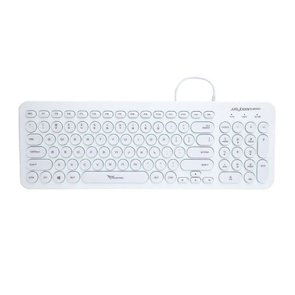 Alcatroz Jellybean U2000 Keyboard and Mouse - White - RetroguySA