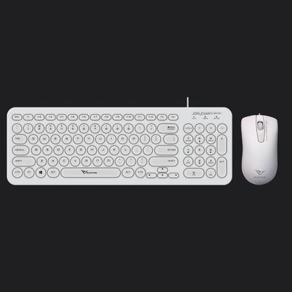 Alcatroz Jellybean U2000 Keyboard and Mouse - White - RetroguySA