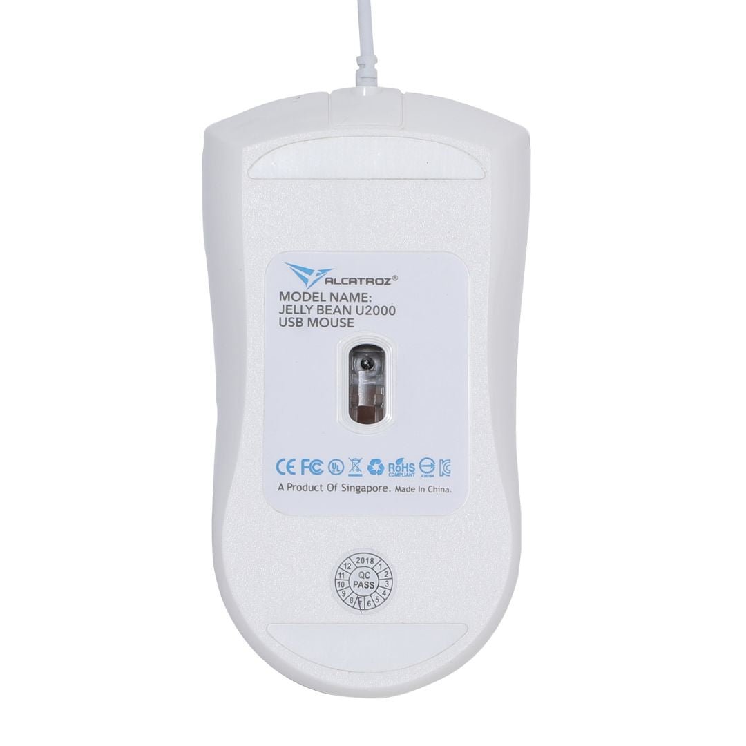 Alcatroz Jellybean U2000 Keyboard and Mouse - White/Mint - RetroguySA