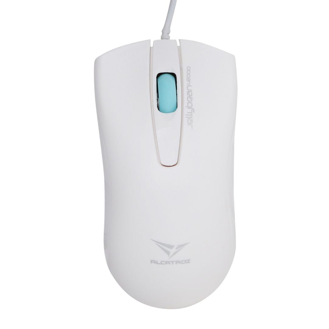 Alcatroz Jellybean U2000 Keyboard and Mouse - White/Mint - RetroguySA
