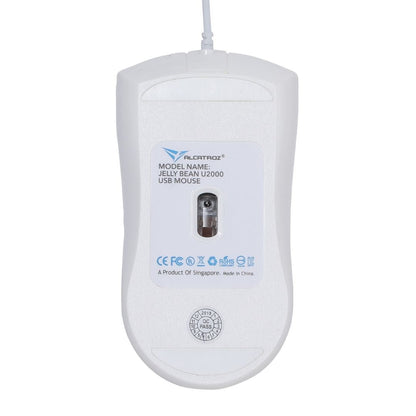 Alcatroz Jellybean U2000 Keyboard and Mouse - White/Peach - RetroguySA