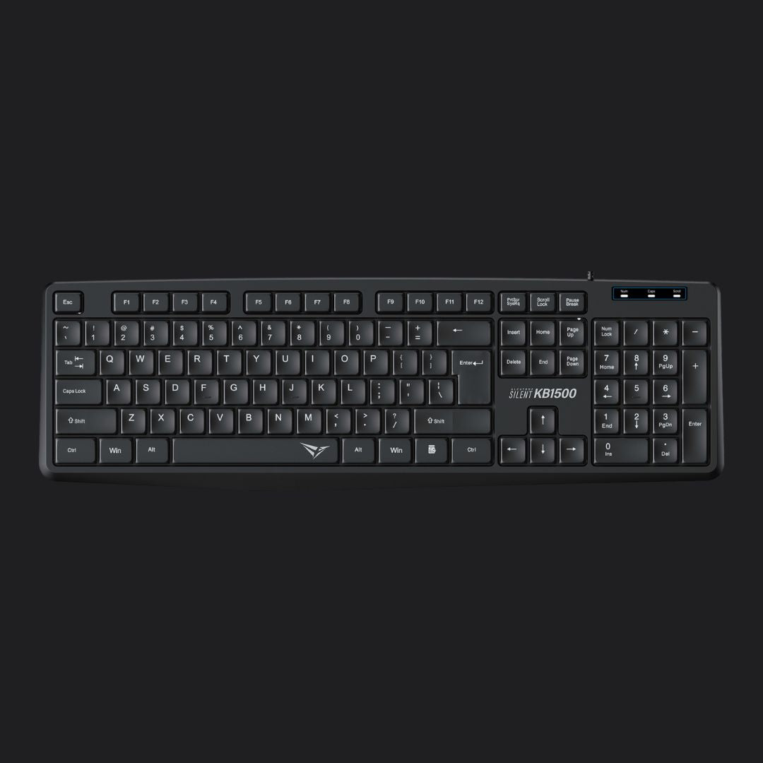 Alcatroz Silent KB1500 USB Wired Keyboard - RetroguySA