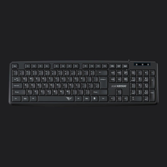 Alcatroz Silent KB1500 USB Wired Keyboard - RetroguySA