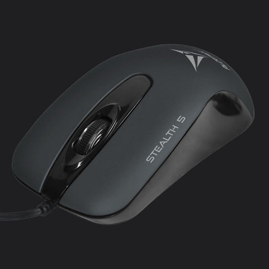 Alcatroz Stealth 5 USB Mouse - Grey - RetroguySA