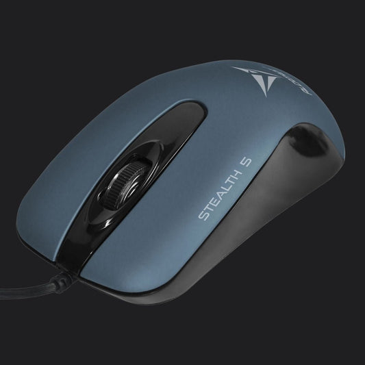 Alcatroz Stealth 5 USB Mouse - Metallic Blue - RetroguySA