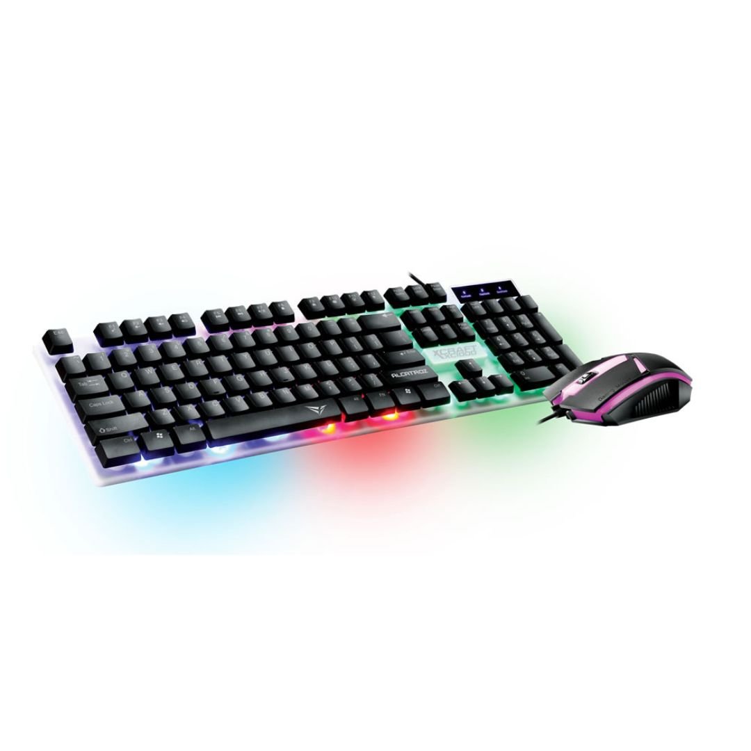 Alcatroz X - Craft XC 1000 Gaming USB Wired Keyboard and Mouse - RetroguySA