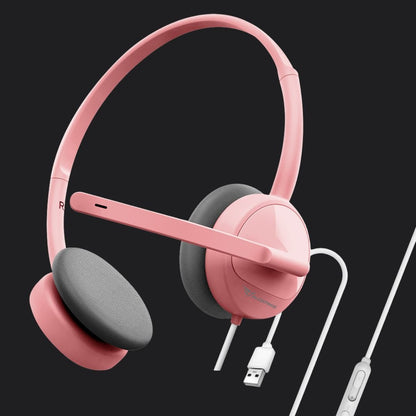 Alcatroz XP 1U USB Headset with Mic - Pink - RetroguySA