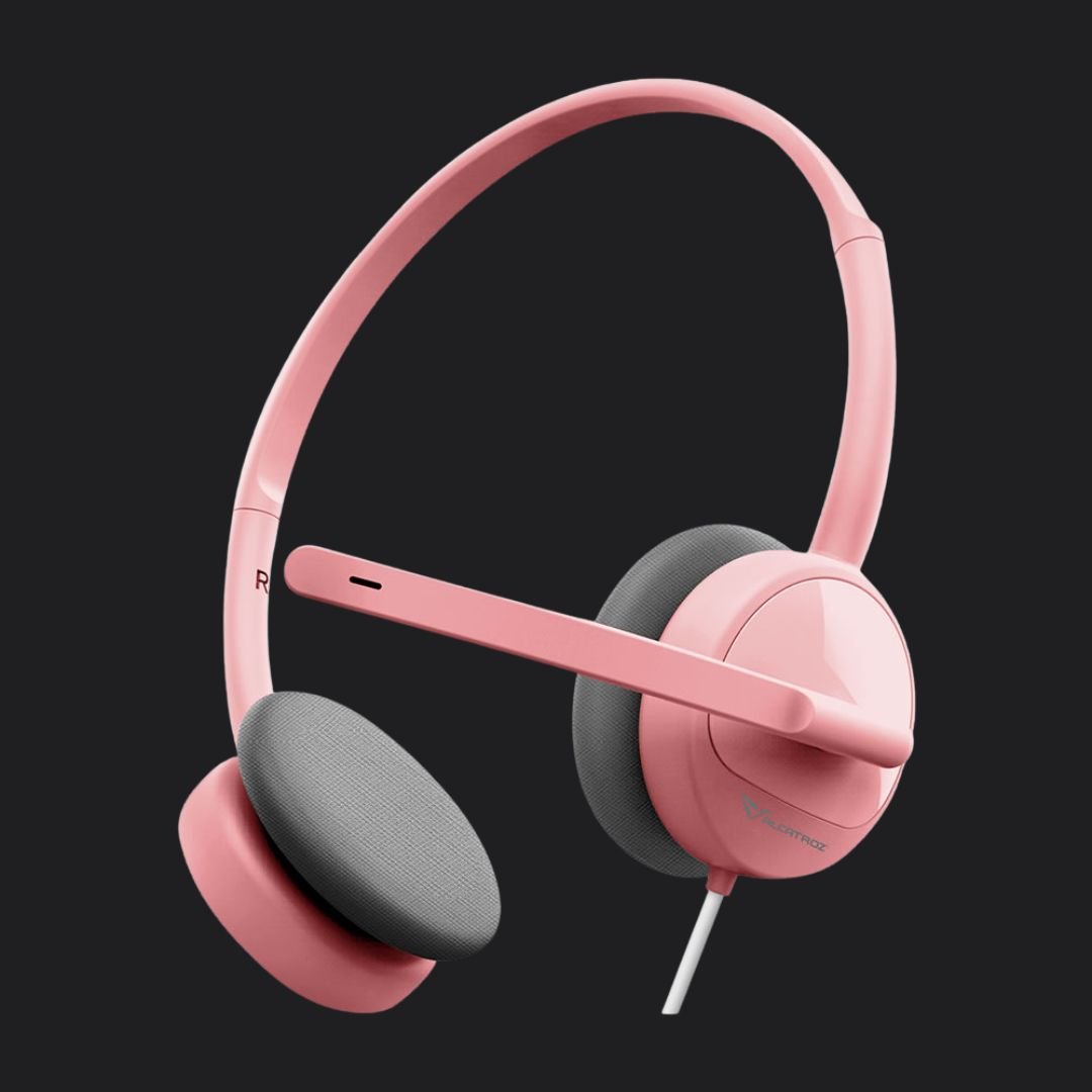 Alcatroz XP1 3.5mm Headset with Microphone - Pink - RetroguySA
