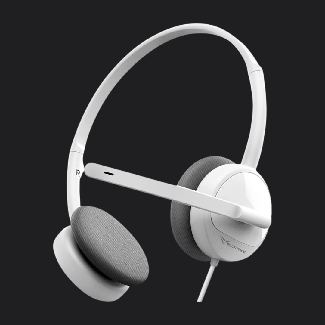 Alcatroz XP1 3.5mm Headset with Microphone - White - RetroguySA