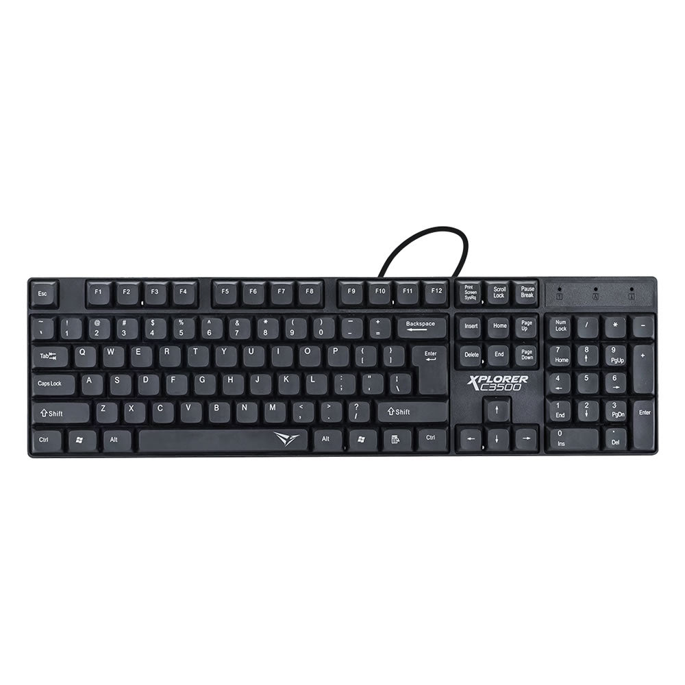 Alcatroz Xplorer C3500 Wired Keyboard and Mouse Combo - RetroguySA
