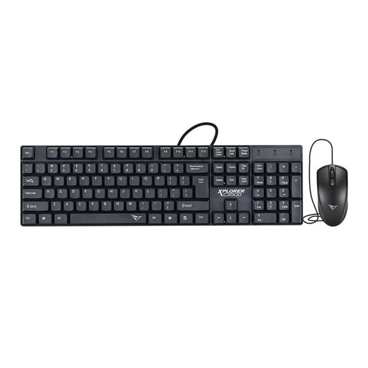 Alcatroz Xplorer C3500 Wired Keyboard and Mouse Combo - RetroguySA