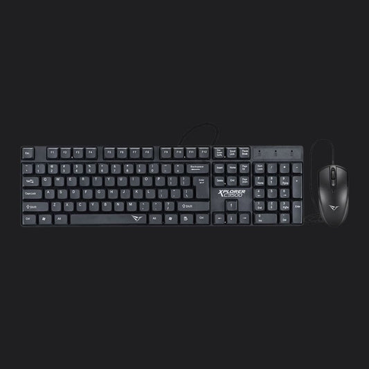 Alcatroz Xplorer C3500 Wired Keyboard and Mouse Combo - RetroguySA