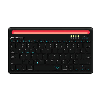 Alcatroz Xplorer Dock 1 Bluetooth Keyboard - Black/Red - RetroguySA