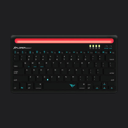 Alcatroz Xplorer Dock 1 Bluetooth Keyboard - Black/Red - RetroguySA