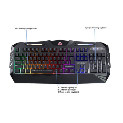 Armaggeddon AK - 666 Kalashnikov Membrane Gaming Keyboard - RetroguySA