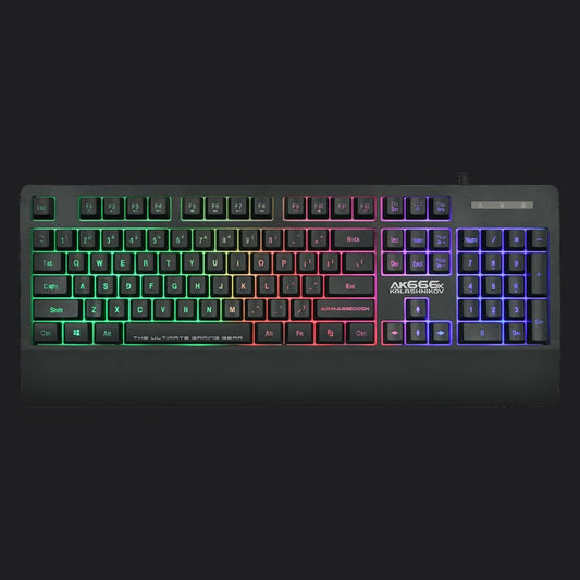Armaggeddon AK - 666X Kalashnikov Membrane Gaming Keyboard - RetroguySA