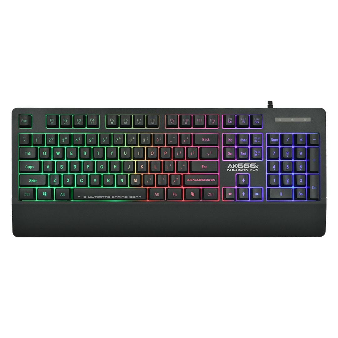 Armaggeddon AK - 666X Kalashnikov Membrane Gaming Keyboard - RetroguySA