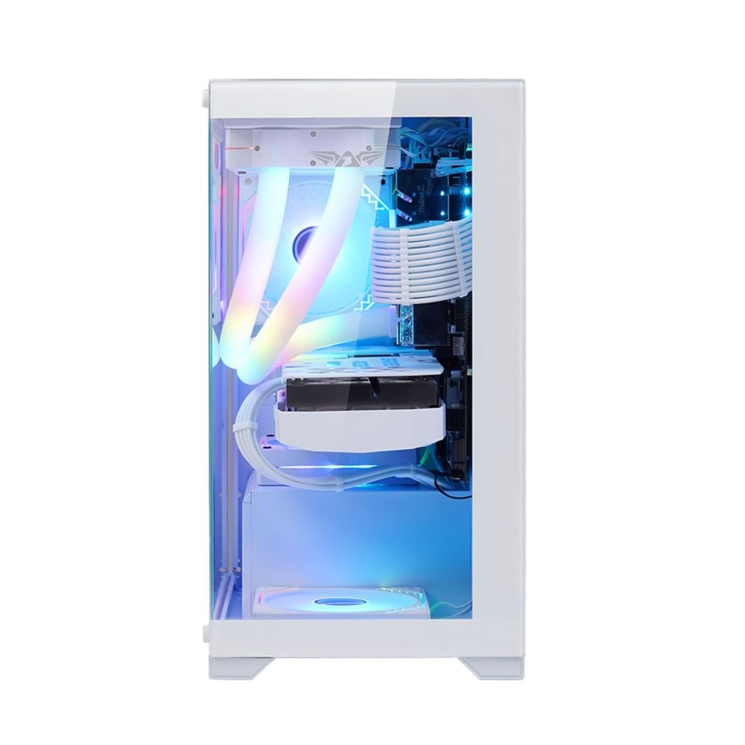 Armaggeddon Aquaron MicroATX Gaming Case - White - RetroguySA