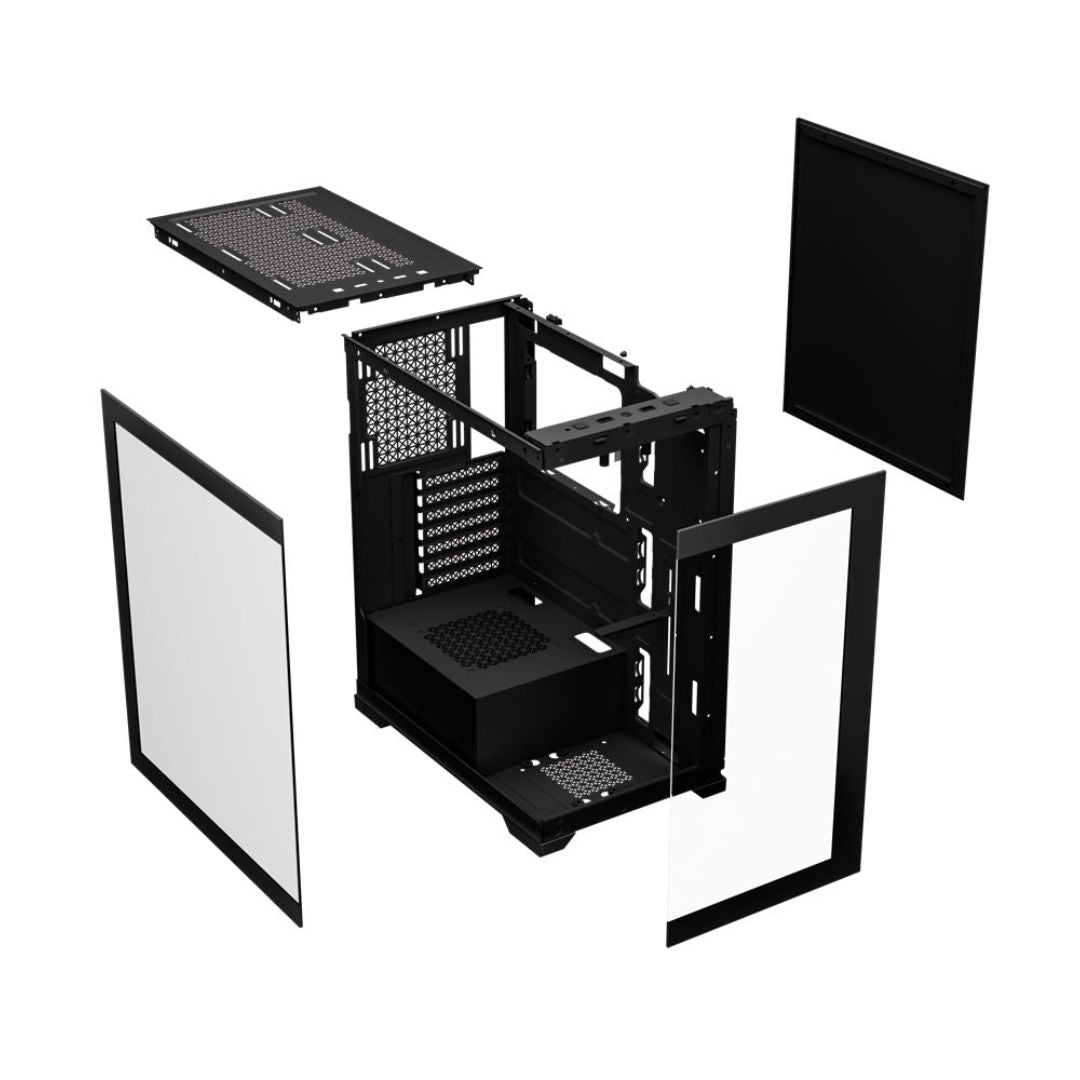 Armaggeddon Aquaron Pro ATX Gaming Case - Black - RetroguySA
