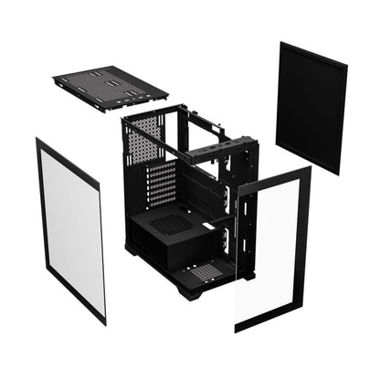 Armaggeddon Aquaron Pro ATX Gaming Case - Black - RetroguySA