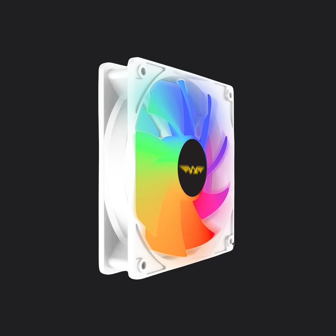 Armaggeddon ARGB KIT 5000 Cooling 12cm Fan Kit - White - RetroguySA
