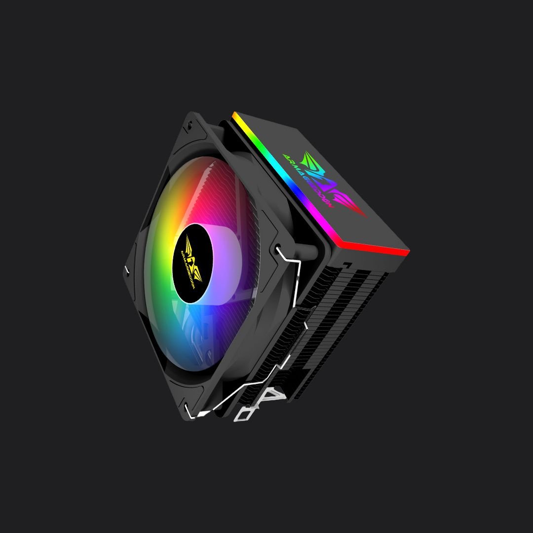 Armaggeddon Blizzard 2 ARGB CPU Cooler - Black - RetroguySA