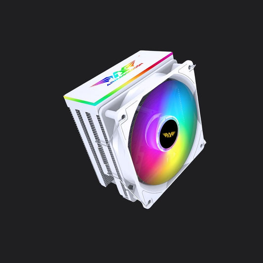 Armaggeddon Blizzard 3 ARGB CPU Cooler - White - RetroguySA