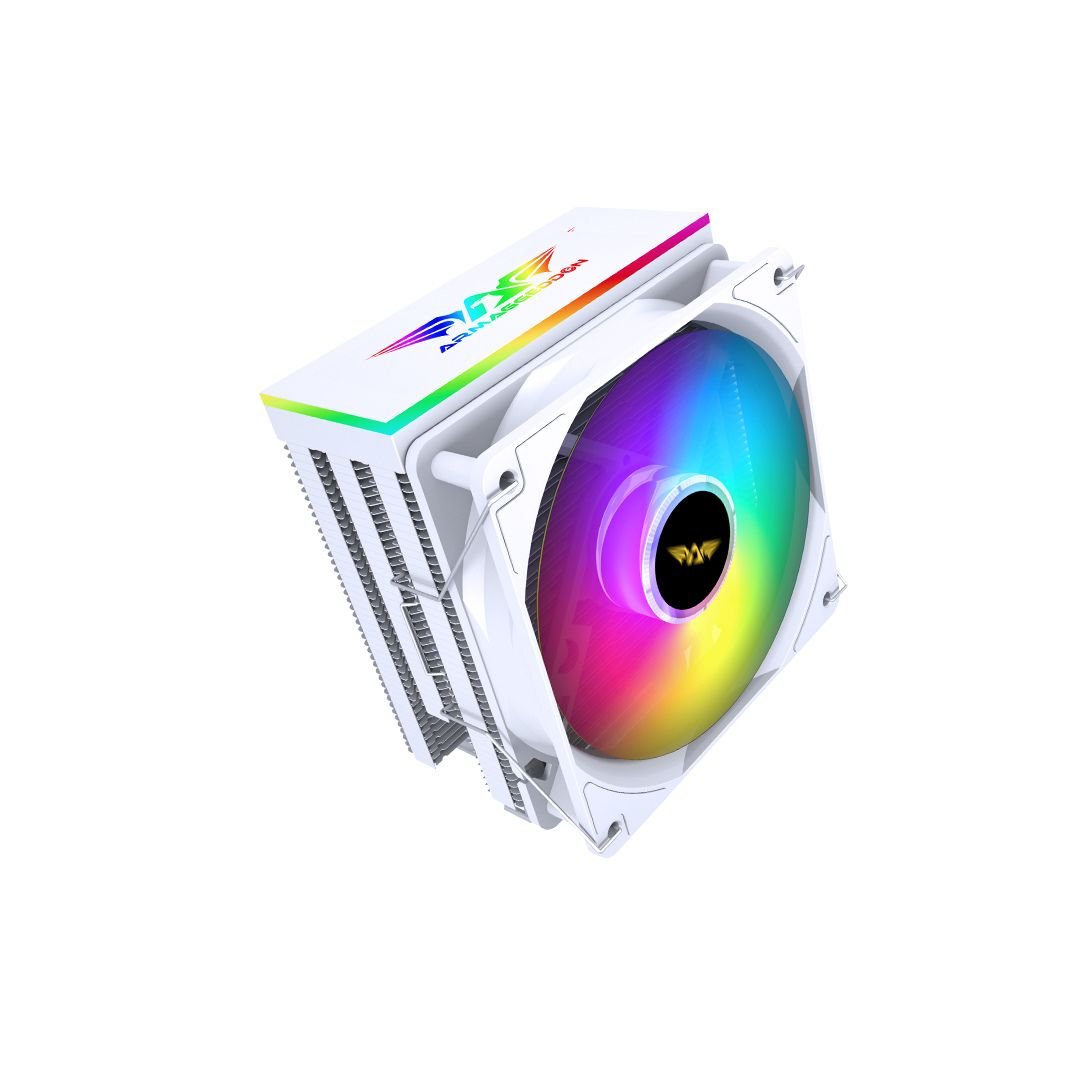 Armaggeddon Blizzard 3 ARGB CPU Cooler - White - RetroguySA