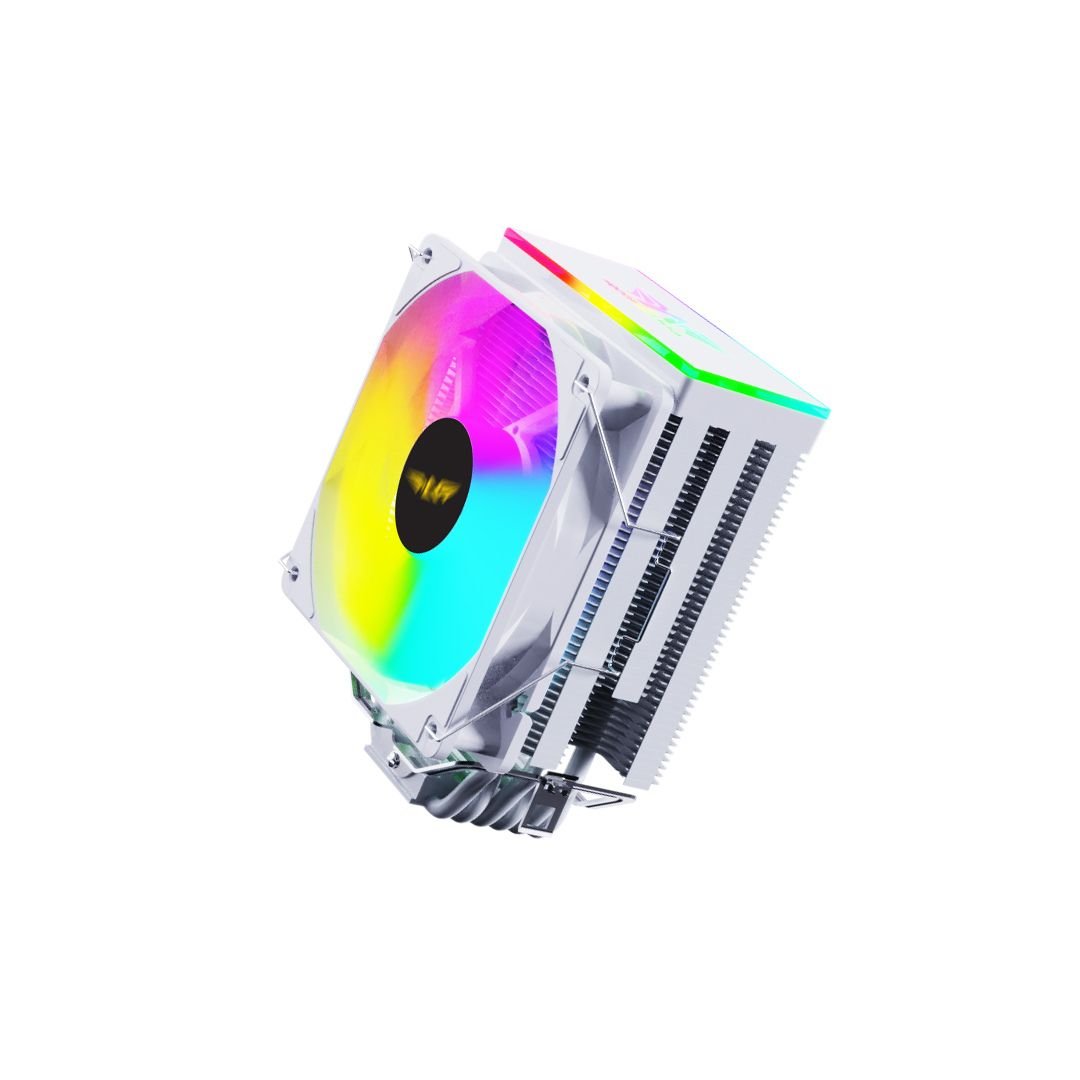 Armaggeddon Blizzard 3 ARGB CPU Cooler - White - RetroguySA
