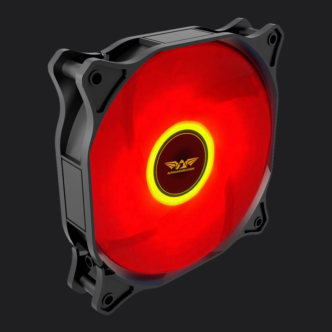 Armaggeddon Core - 12 Red 120mm Fan - RetroguySA