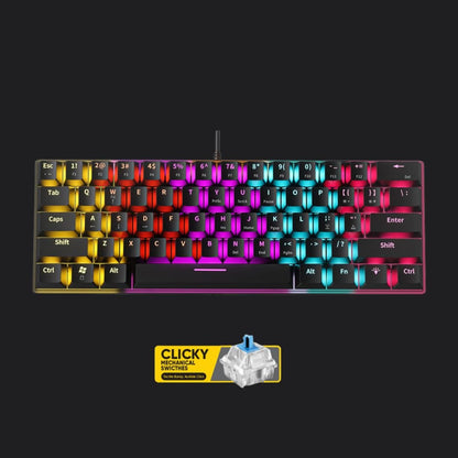 Armaggeddon MKA - 1C Neo Psychswift 61 keys Mechanical Keyboard - Clicky - RetroguySA