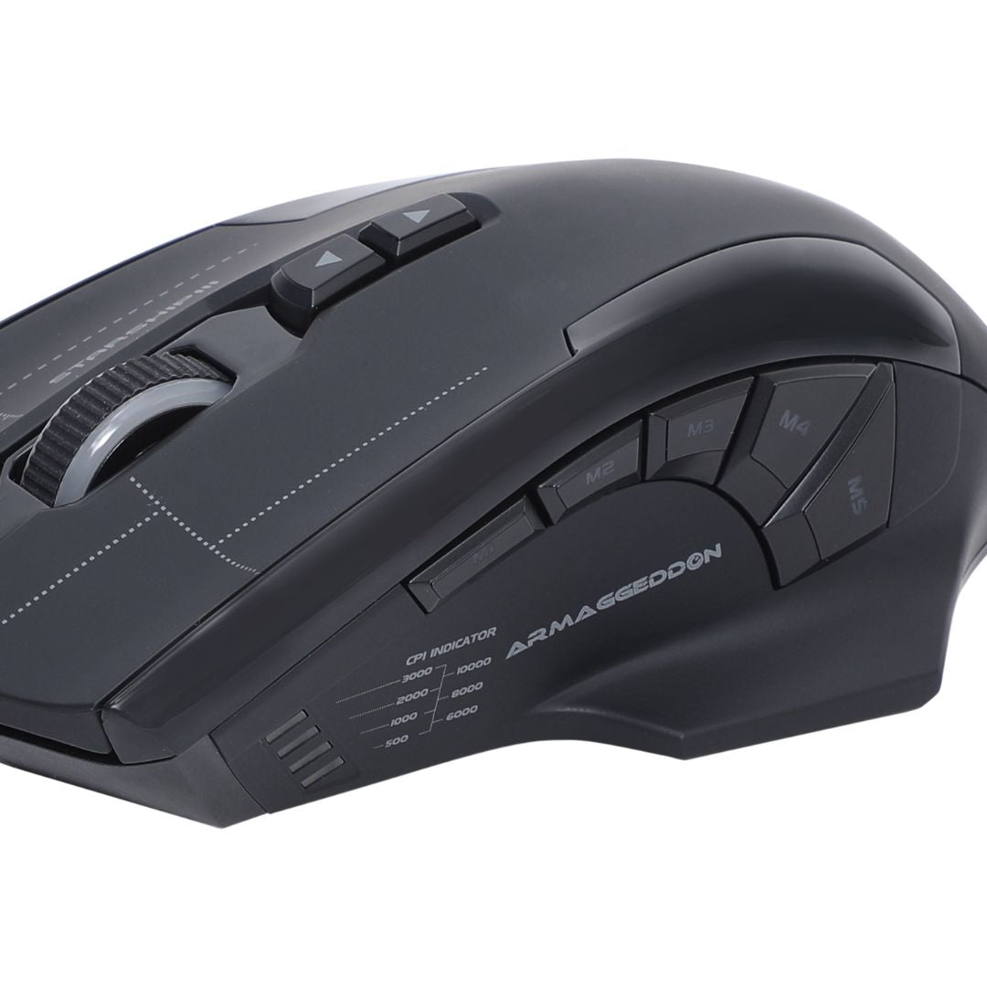 Armaggeddon NRO - 5 STARSHIP III RGB Laser Gaming Mouse - RetroguySA